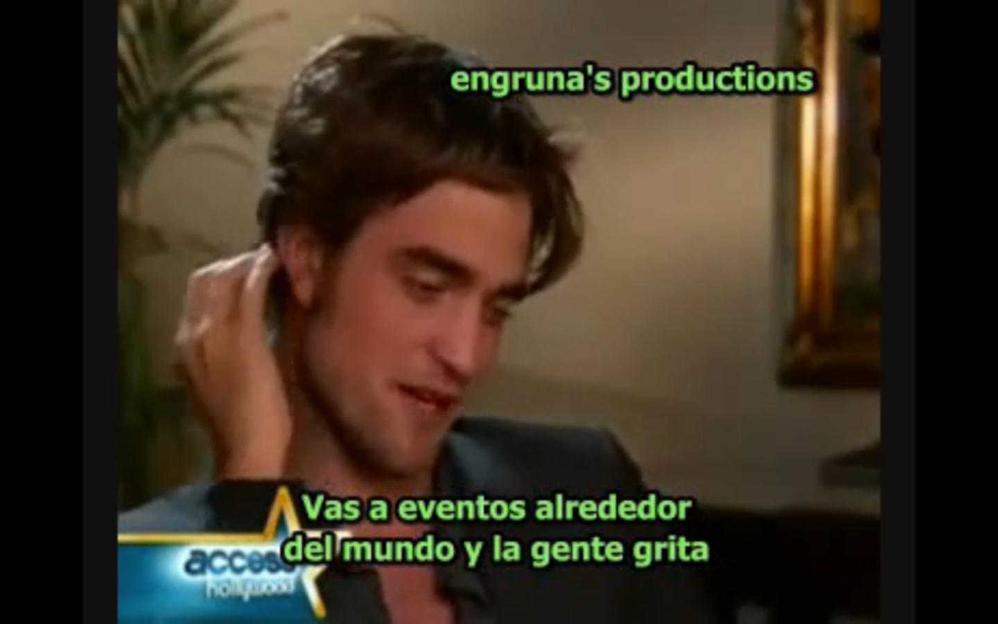 Twilight - Rob Pattinson en Access Hollywood (p1) subs espaÃ±ol